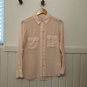 Babaton Silk Button Down XS